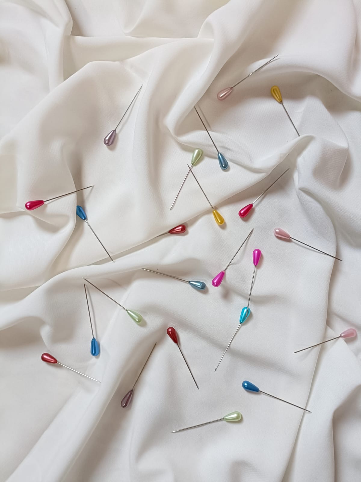 Colorful Pearl Hijab Pins Set