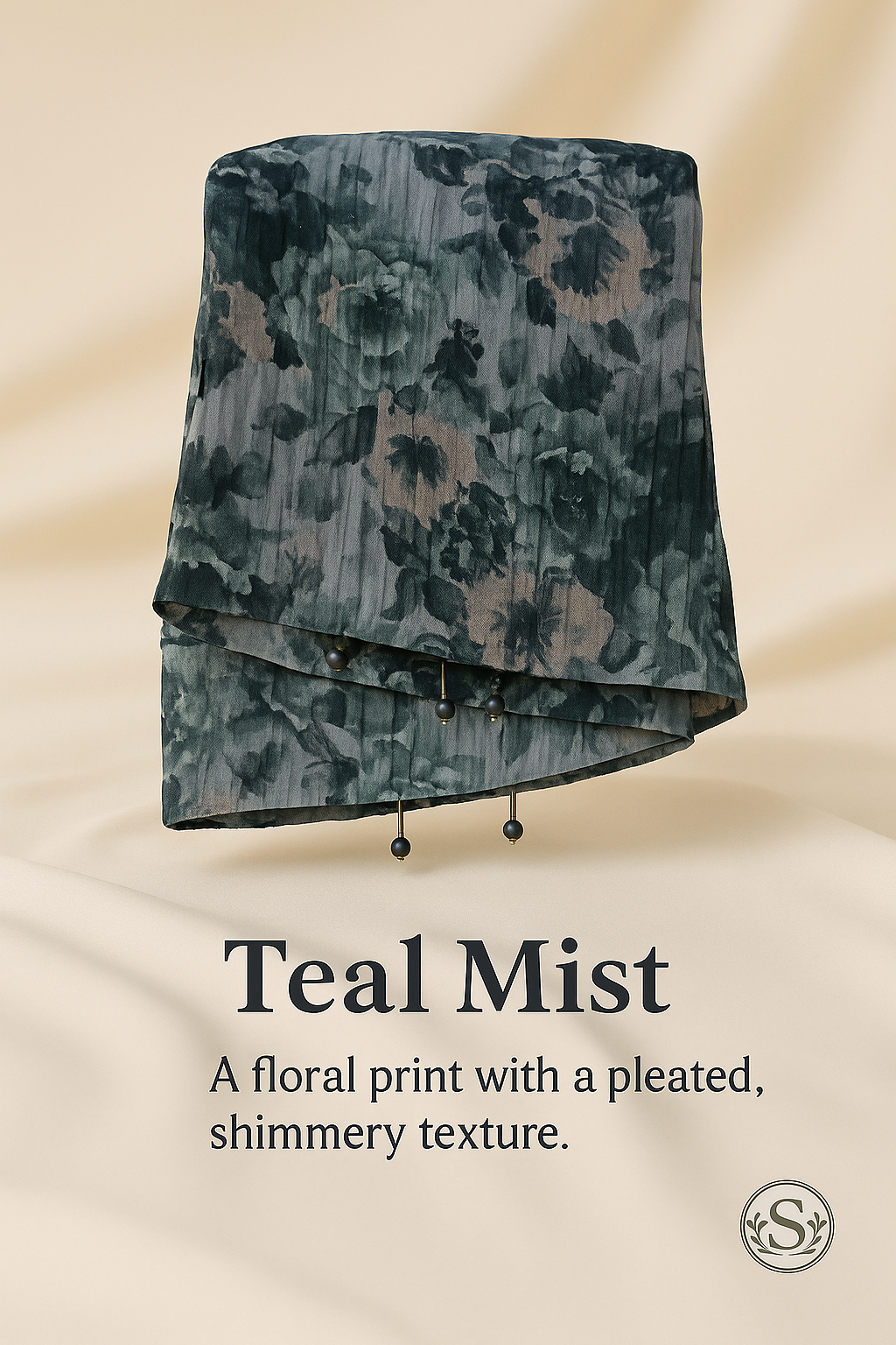 OPULENT FLORAL HIJAB- Chiffon Scarf