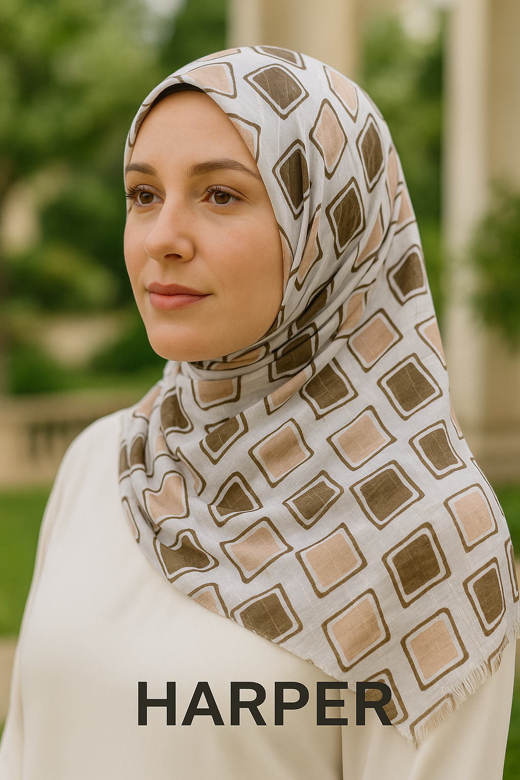 Aurora Hijab -Stylish Cotton Blend Scarf – Perfect for Every Season