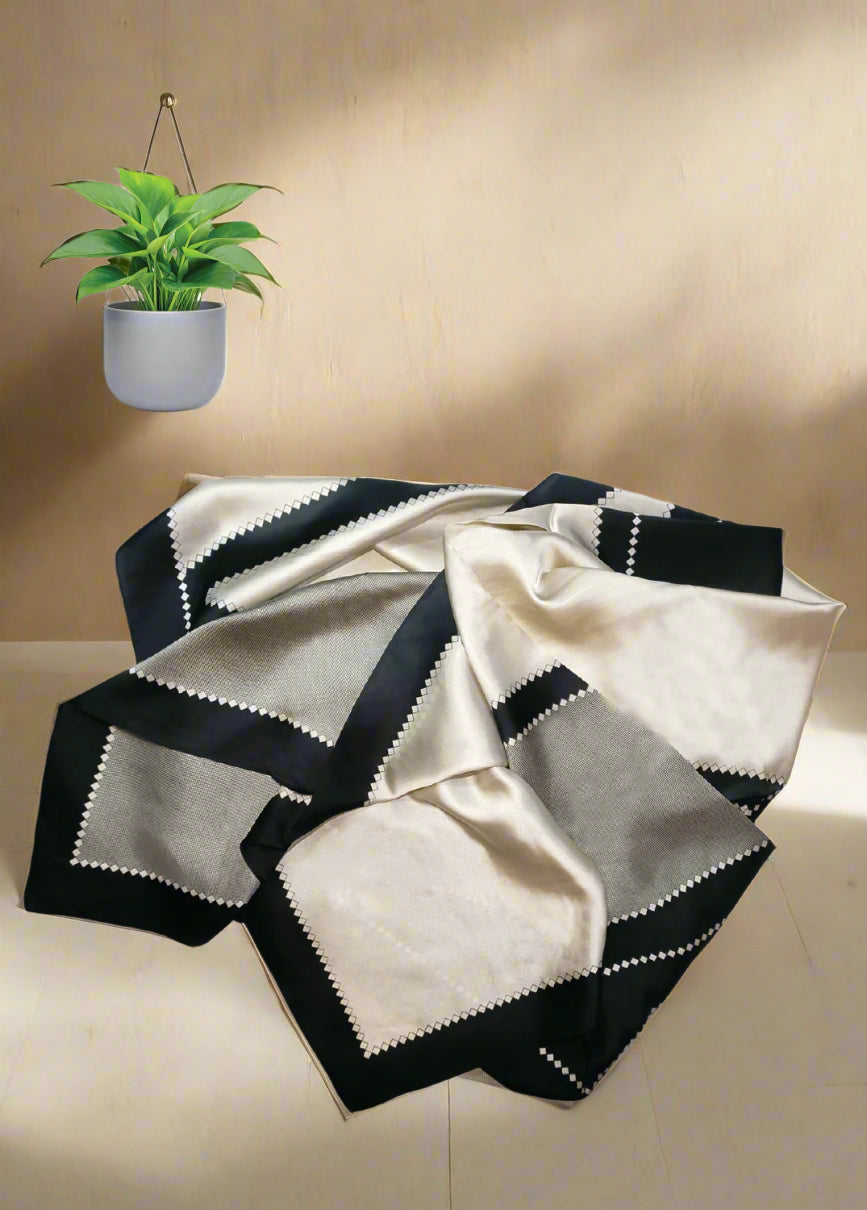 MIDVEIL SATIN SCARF -HERITAGE CHARM