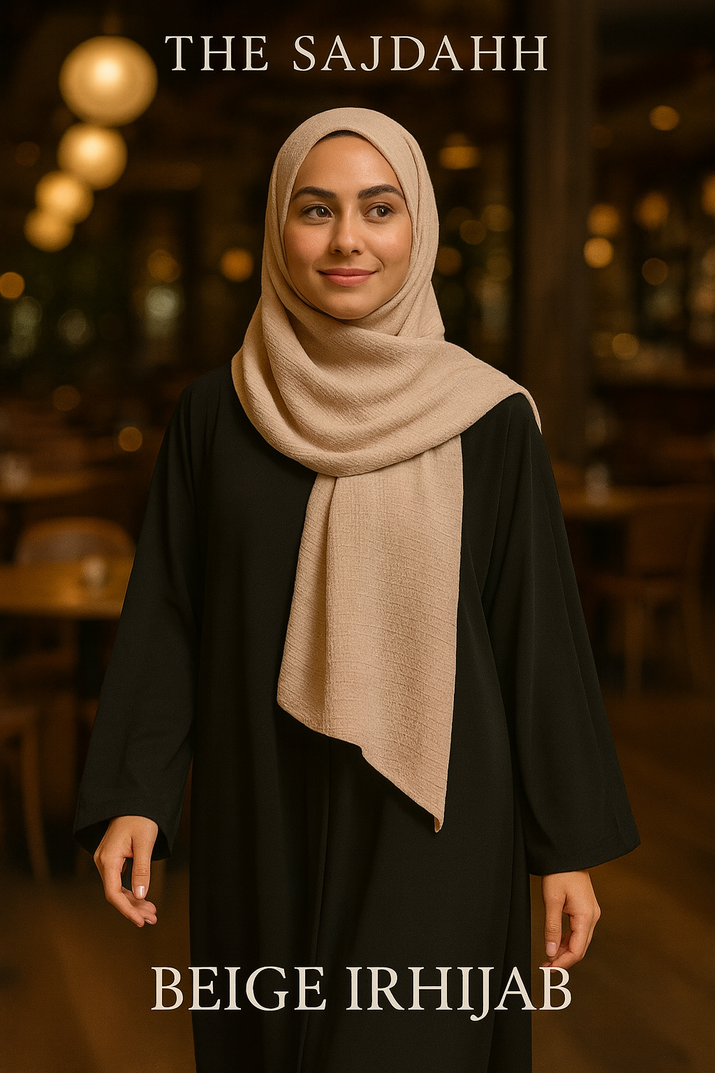 CRINKLE CHIFFON- Elegant Satin Scarf