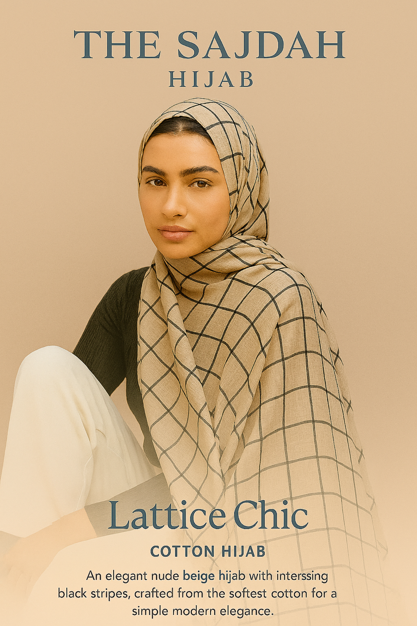 MATTE HIJAB- Cotton Blend Scarf