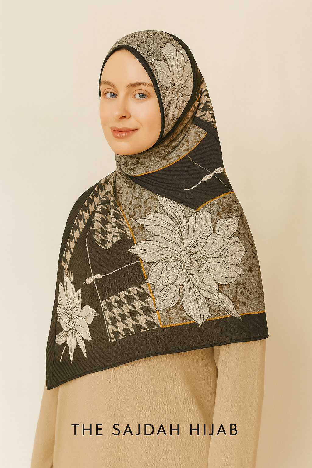 ELSA PLAIN PLISKET- Crush Viscose Cotton Blend Scarf