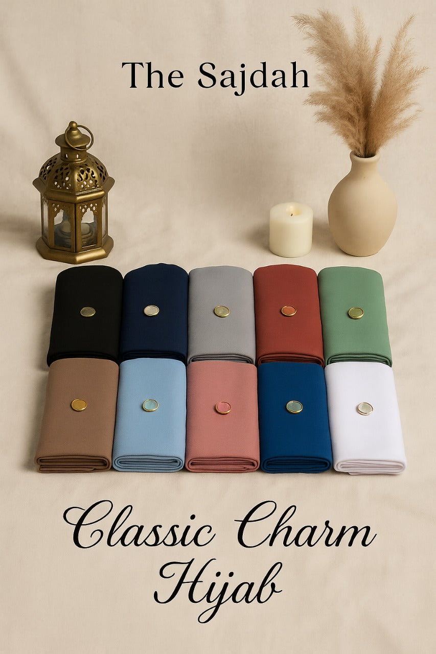 CLASSIC CHARM HIJAB– Lightweight & Stylish