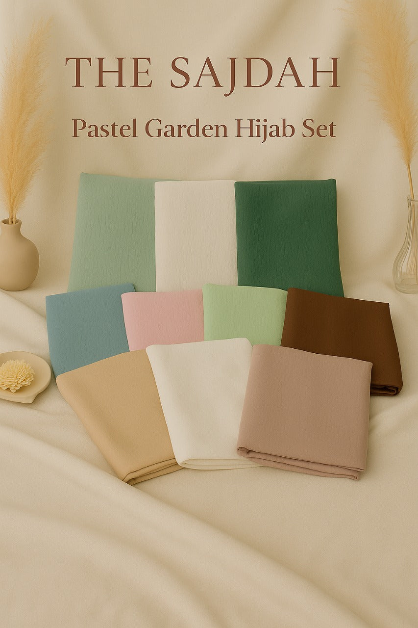 PASTEL GARDEN COLLECTIONS – THE SAJDAH SIGNATURE HIJAB'S