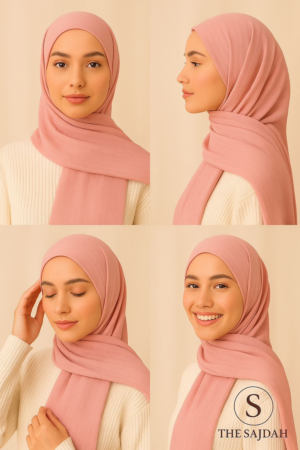 The Sajdah Silken Stripes Collection - Where Elegance Flows in Every Fold