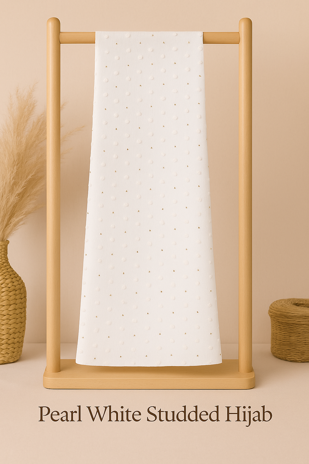 Swiss Dots Hijab Georgette Scarf – Lightweight & Graceful