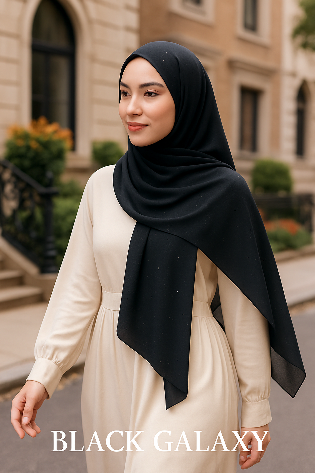 THE PREMIUM SHIMMER GLOW- Soft Mate Satin Scarf