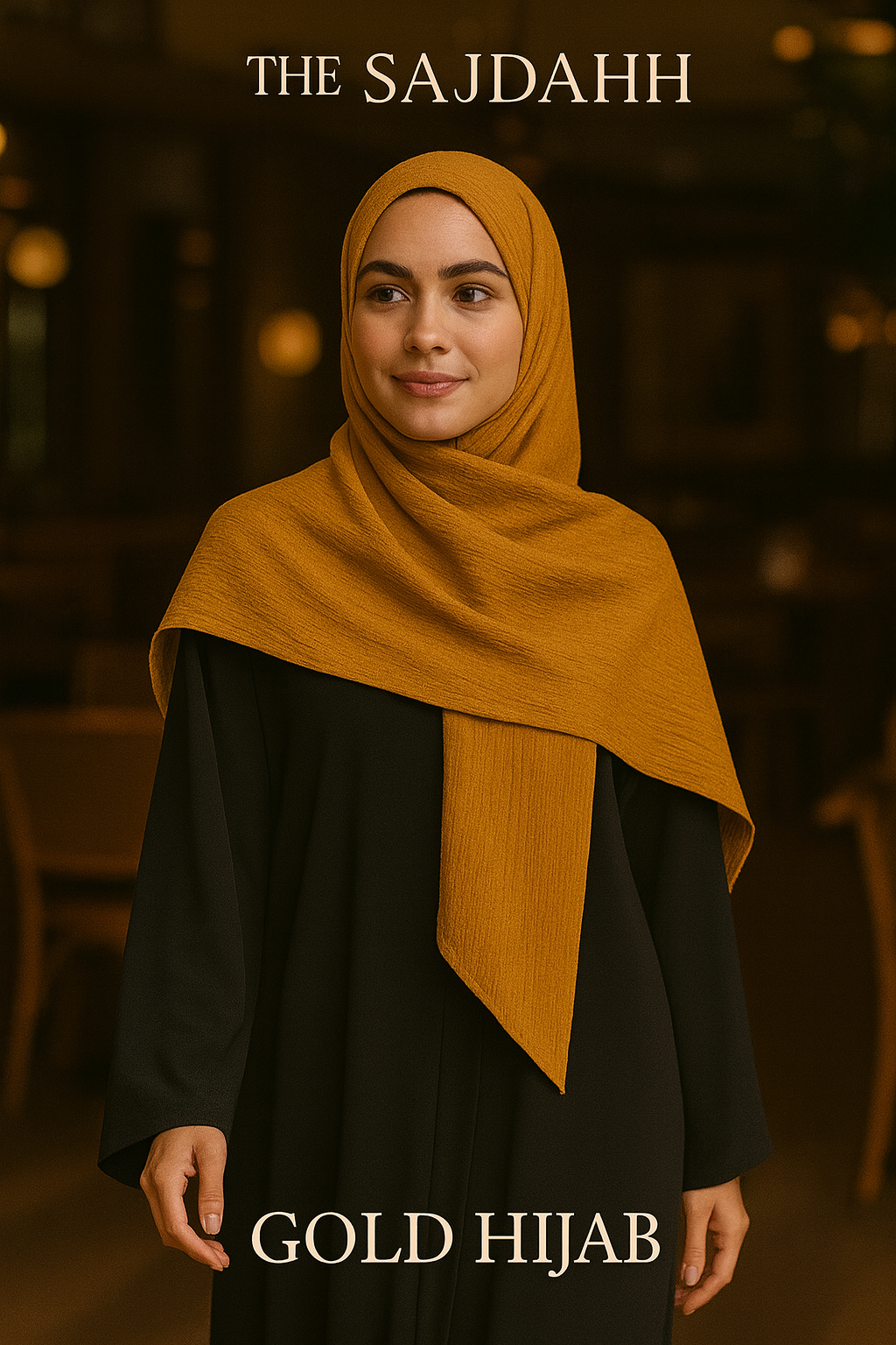 CRINKLE CHIFFON- Elegant Satin Scarf