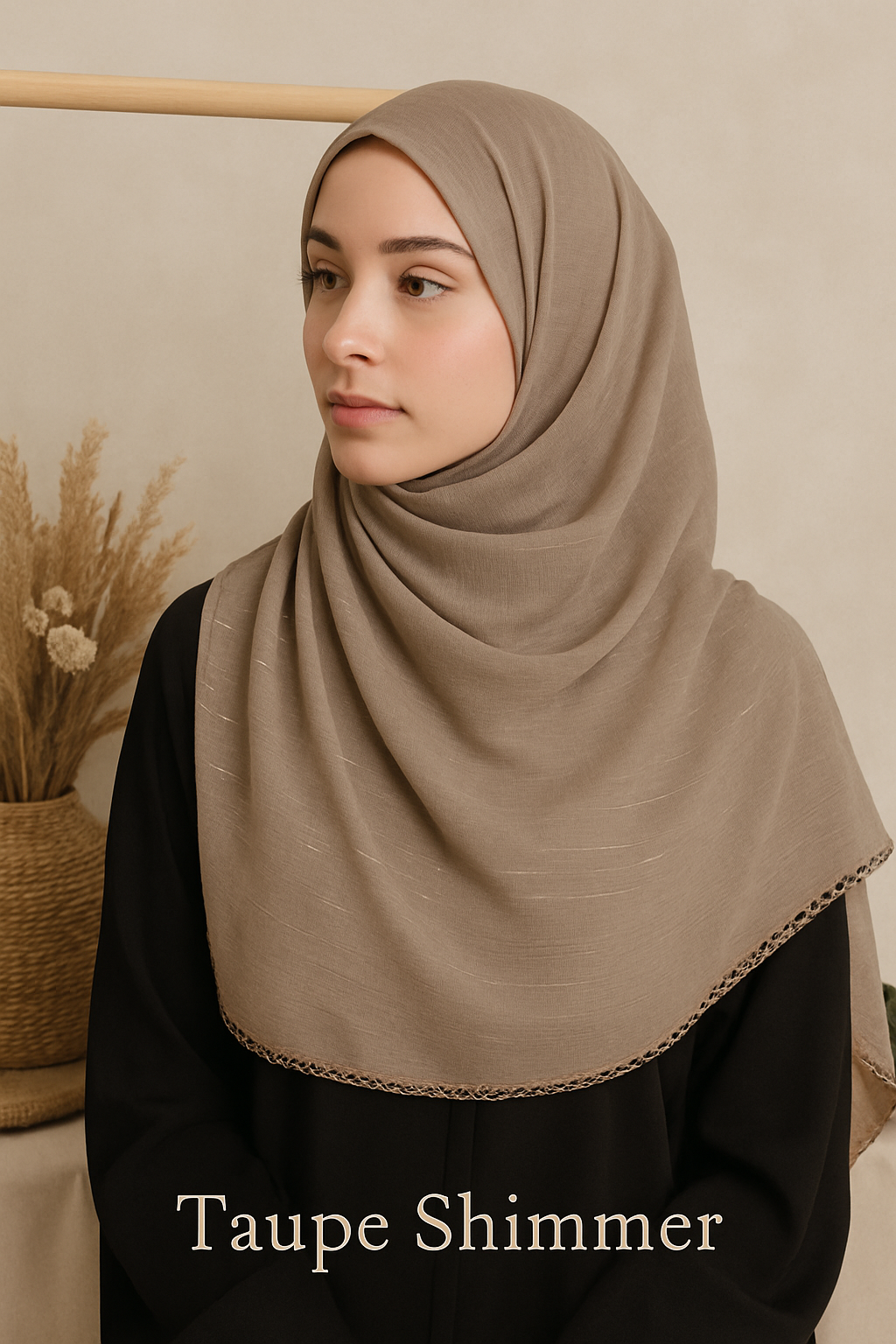 BMS-4861M Elegant Georgette Scarf – Lightweight & Graceful