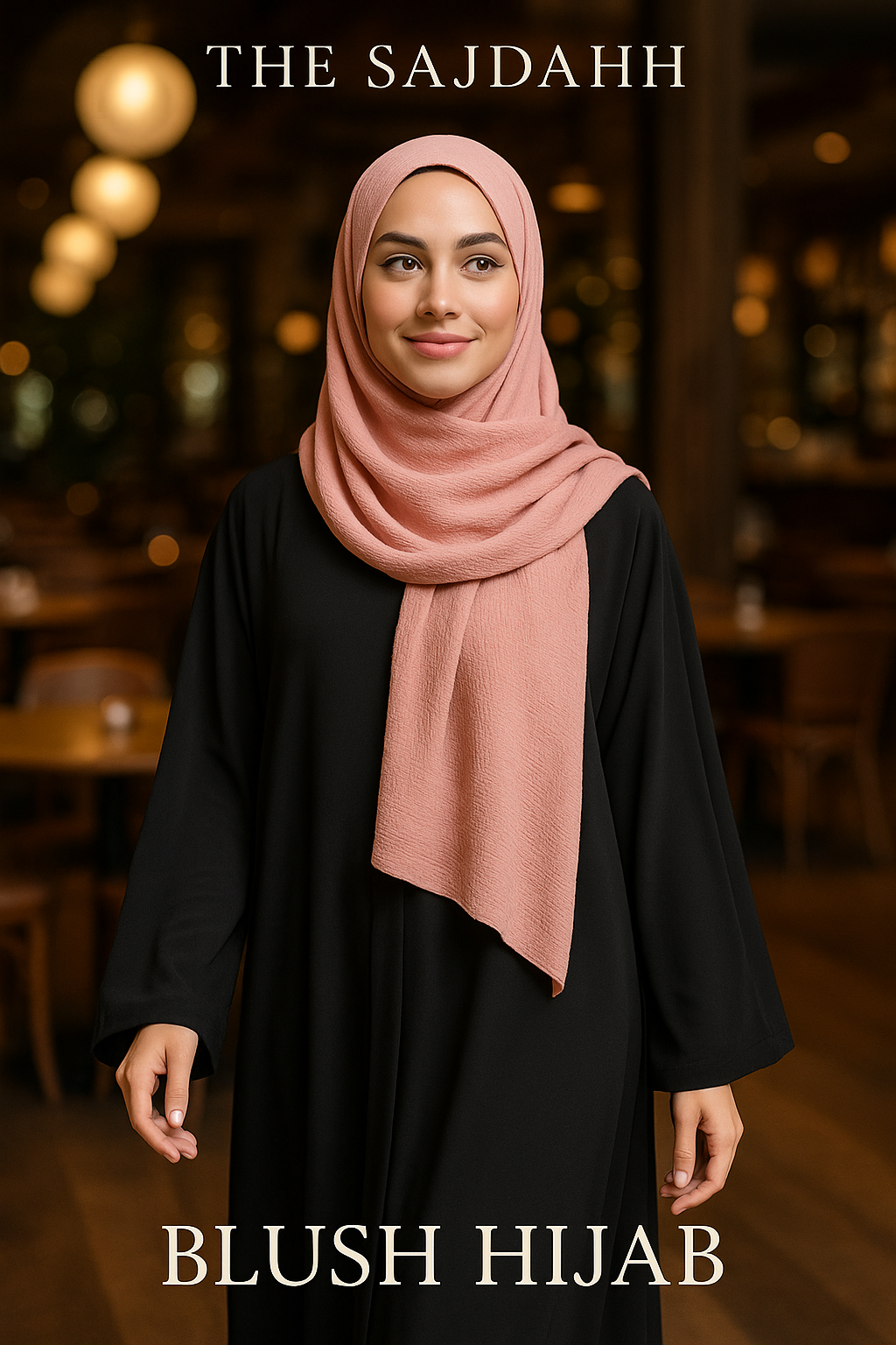 CRINKLE CHIFFON- Elegant Satin Scarf