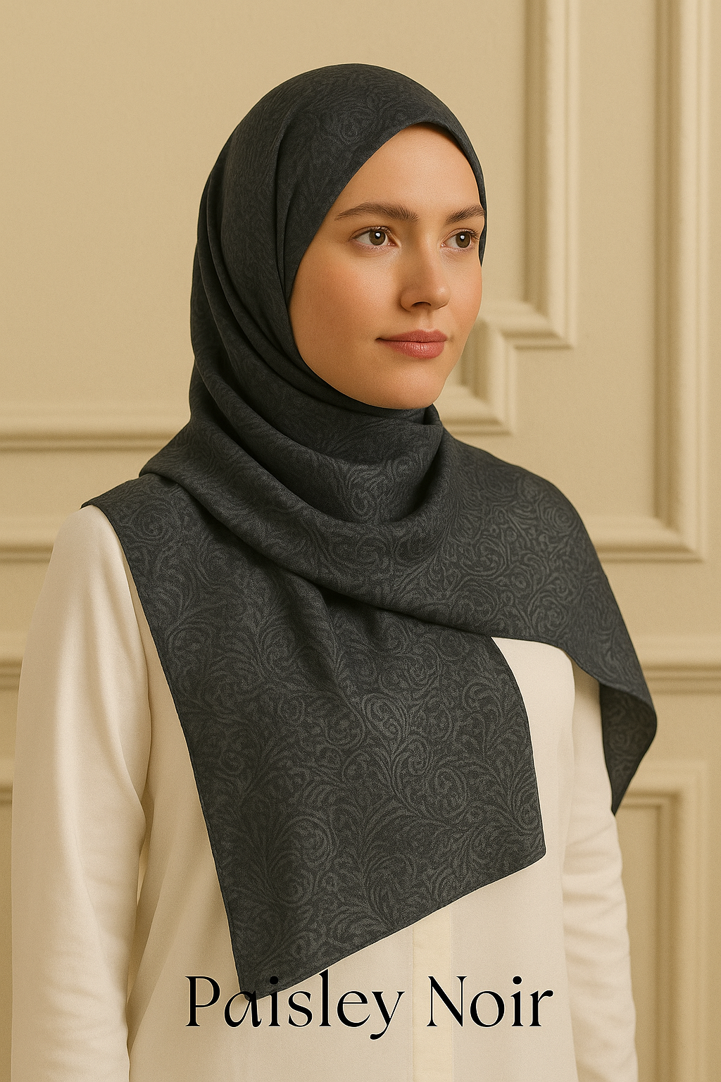 Ethereal Weave- Soft & Stylish Cotton Blend Scarf