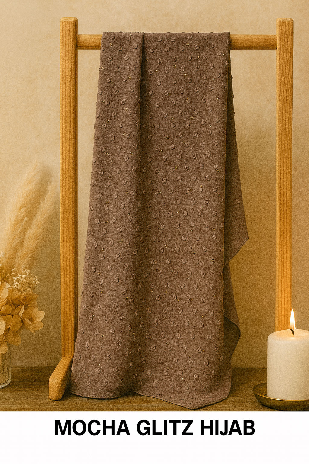 Swiss Dots Hijab Georgette Scarf – Lightweight & Graceful