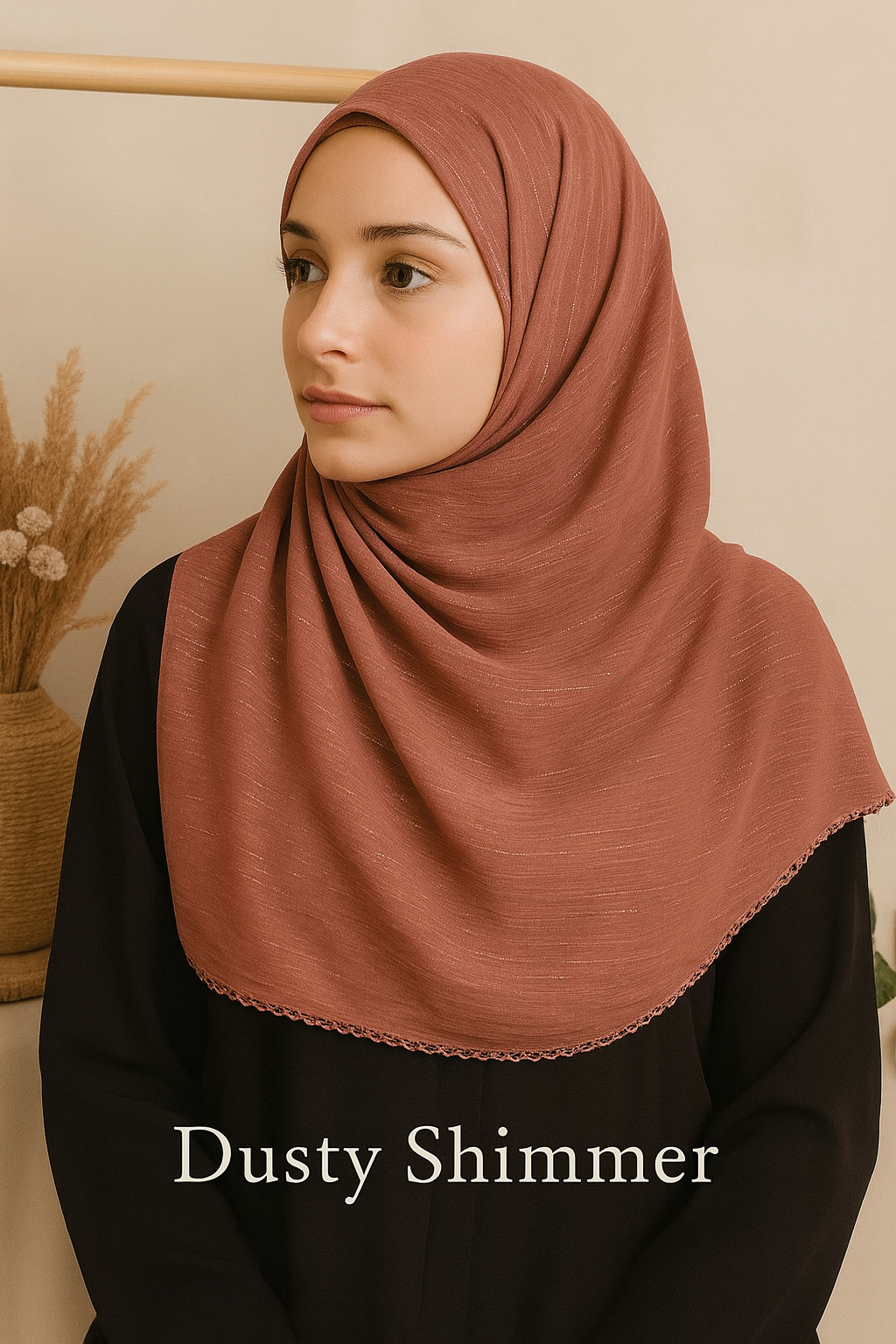 BMS-4861M Elegant Georgette Scarf – Lightweight & Graceful