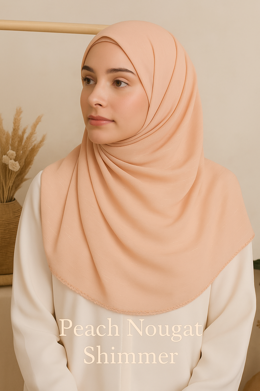BMS-4861M Elegant Georgette Scarf – Lightweight & Graceful