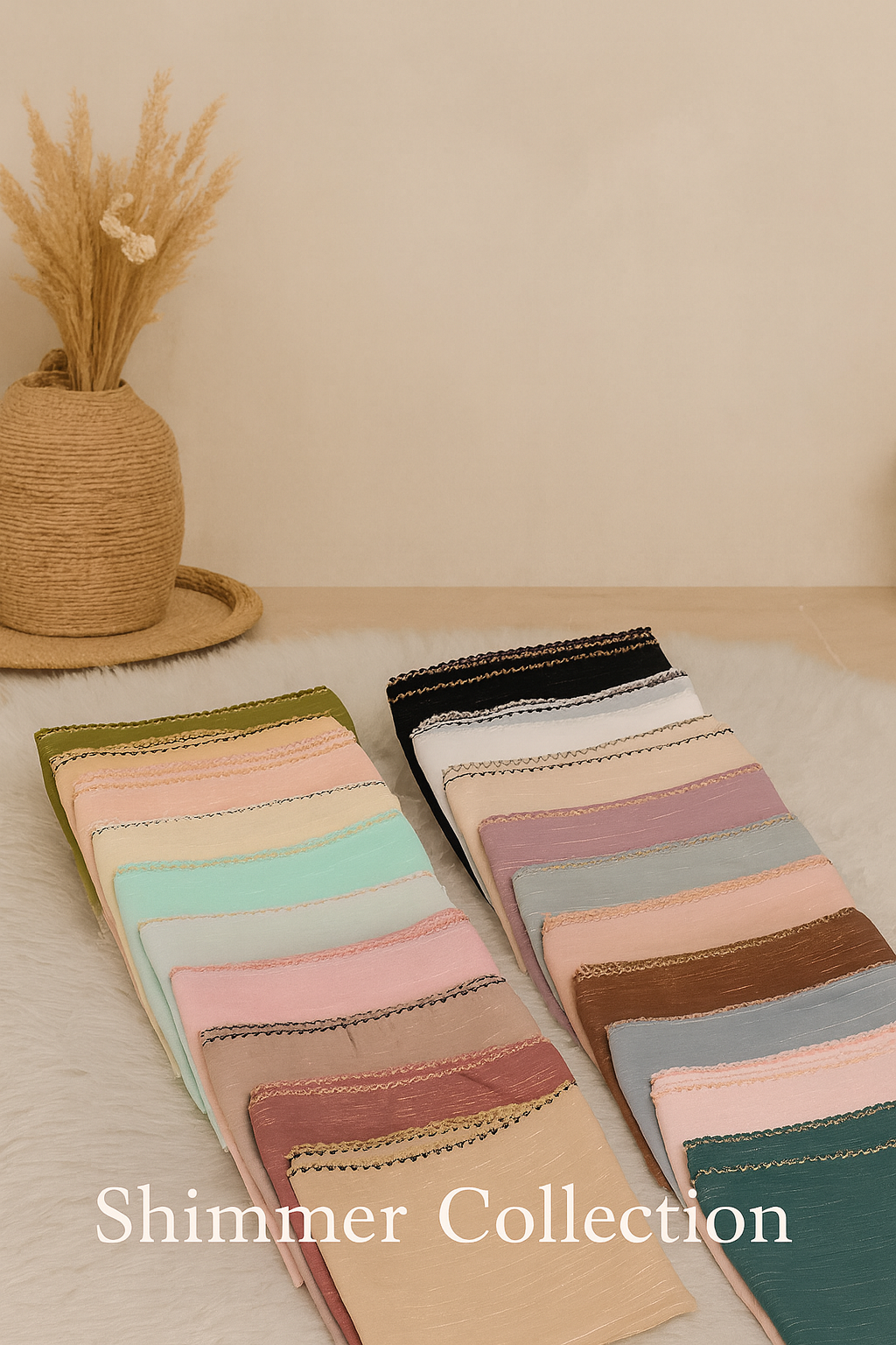 BMS-4861M Elegant Georgette Scarf – Lightweight & Graceful