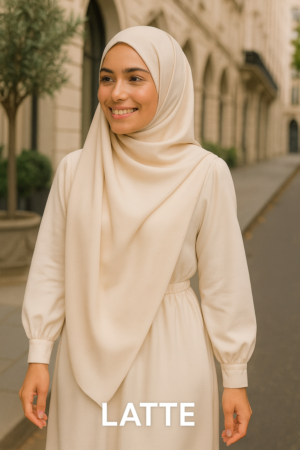 THE PREMIUM SHIMMER GLOW- Soft Mate Satin Scarf