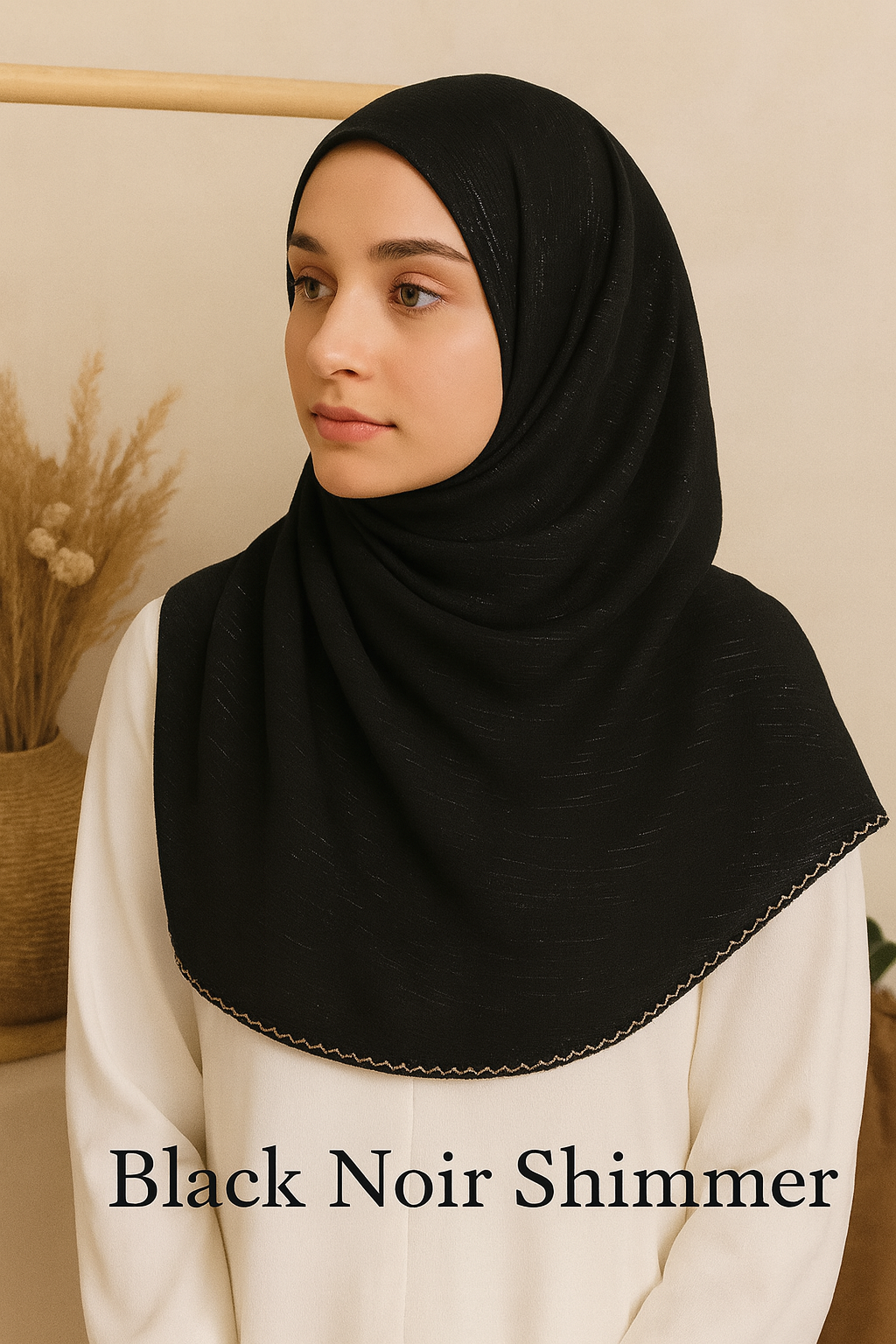 BMS-4861M Elegant Georgette Scarf – Lightweight & Graceful