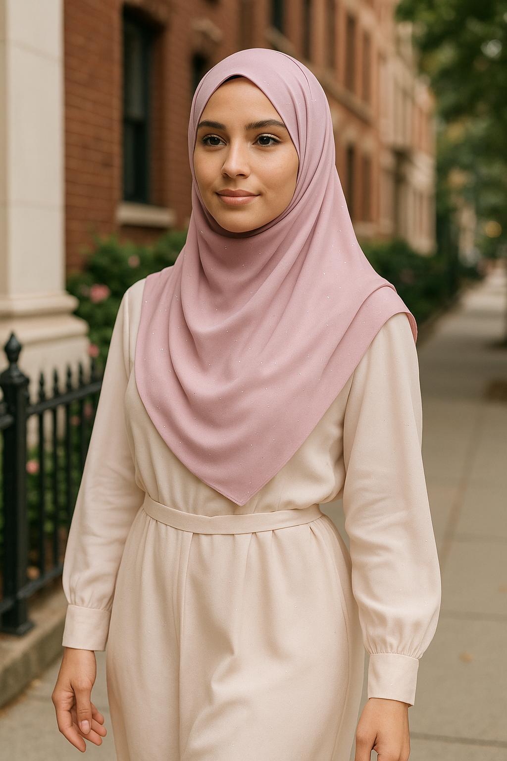 THE PREMIUM SHIMMER GLOW- Soft Mate Satin Scarf