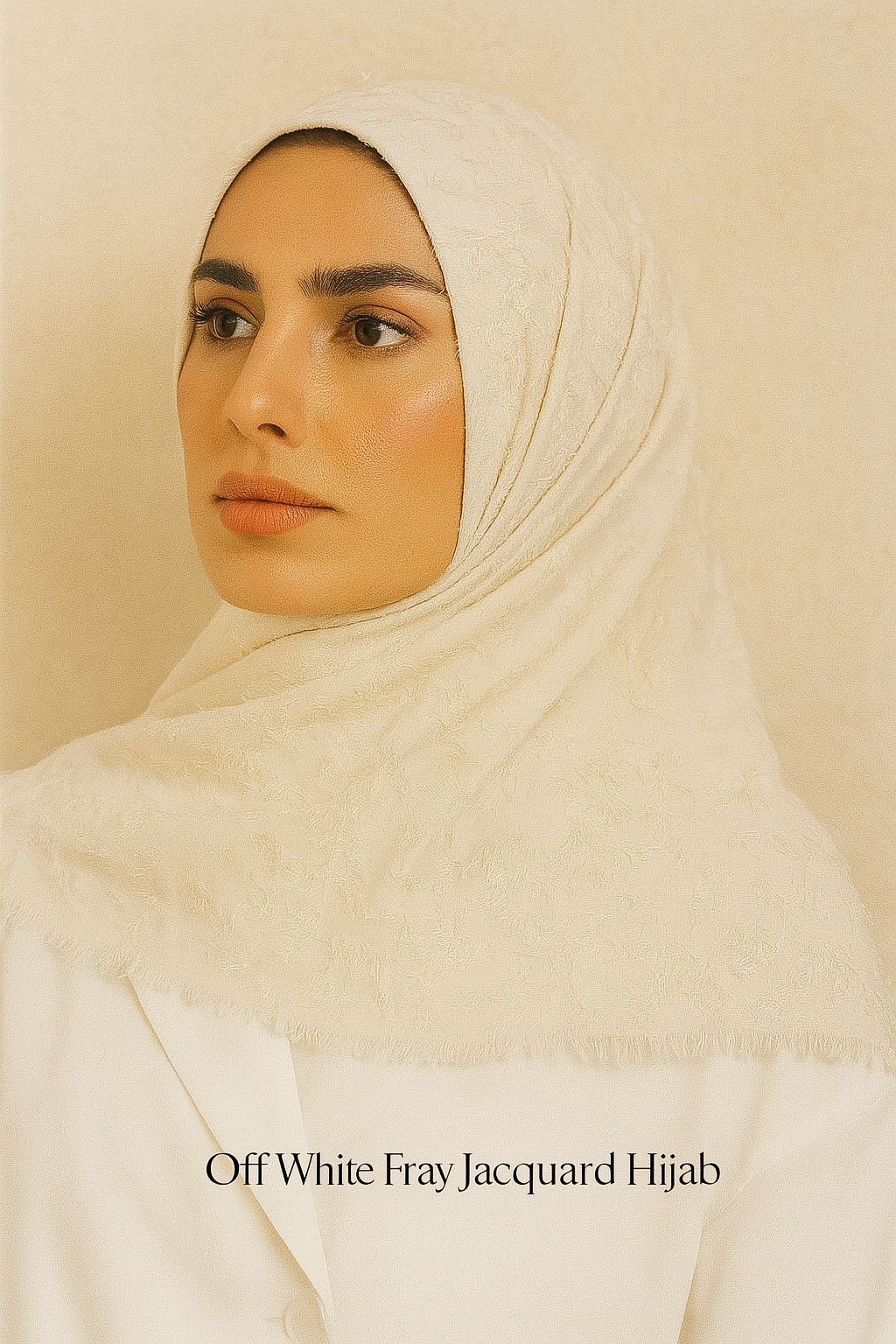 Premium Crepe Scarf with Fringes – Stylish & Lightweight