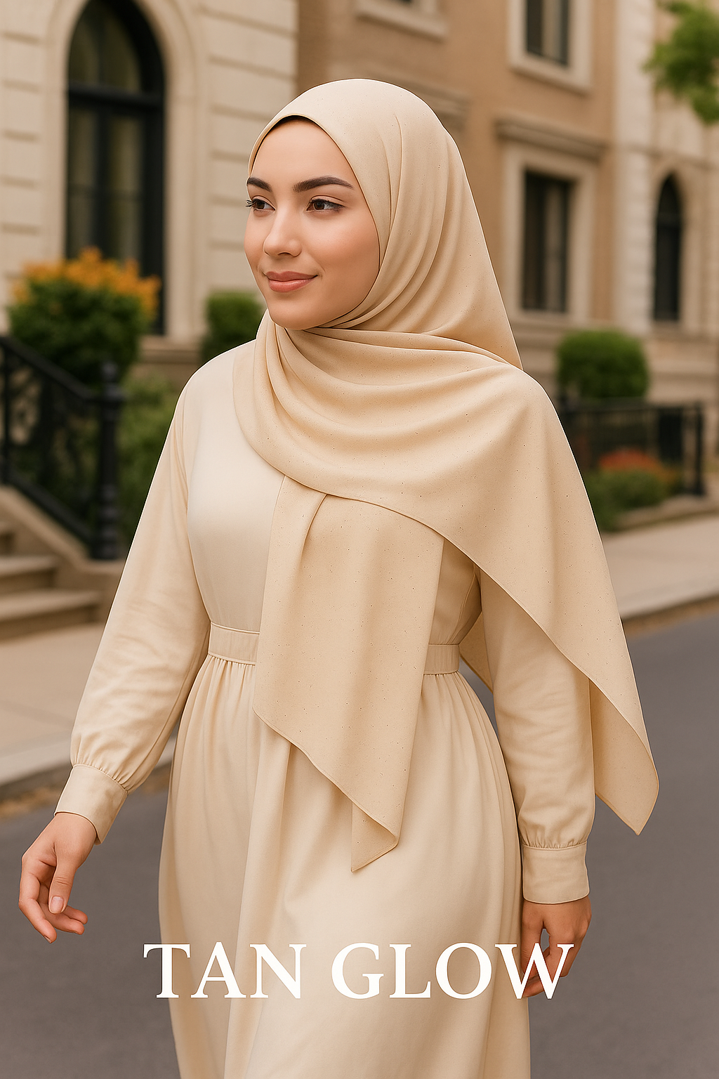 THE PREMIUM SHIMMER GLOW- Soft Mate Satin Scarf