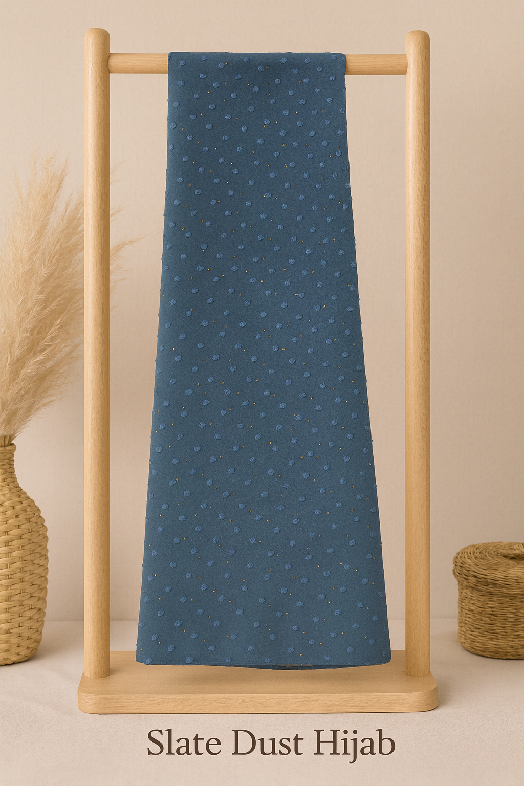 Swiss Dots Hijab Georgette Scarf – Lightweight & Graceful