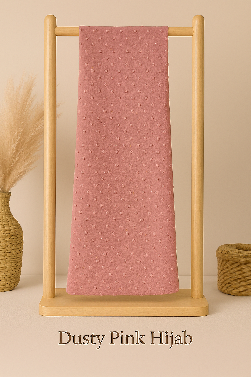 Swiss Dots Hijab Georgette Scarf – Lightweight & Graceful