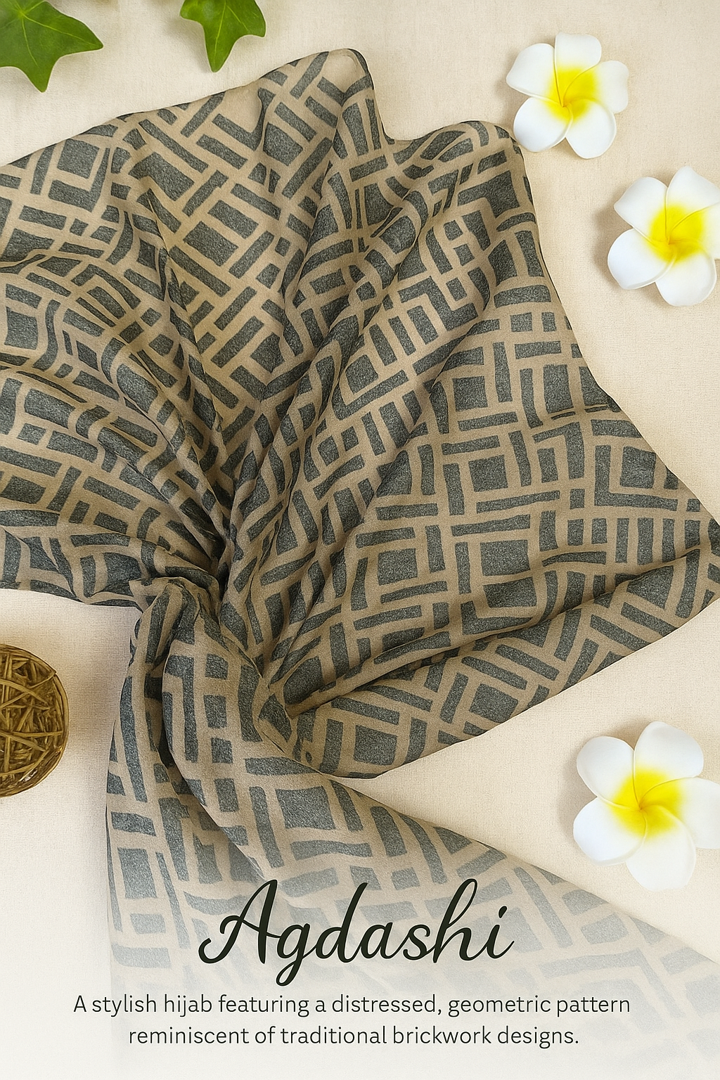 MATTE HIJAB- Cotton Blend Scarf