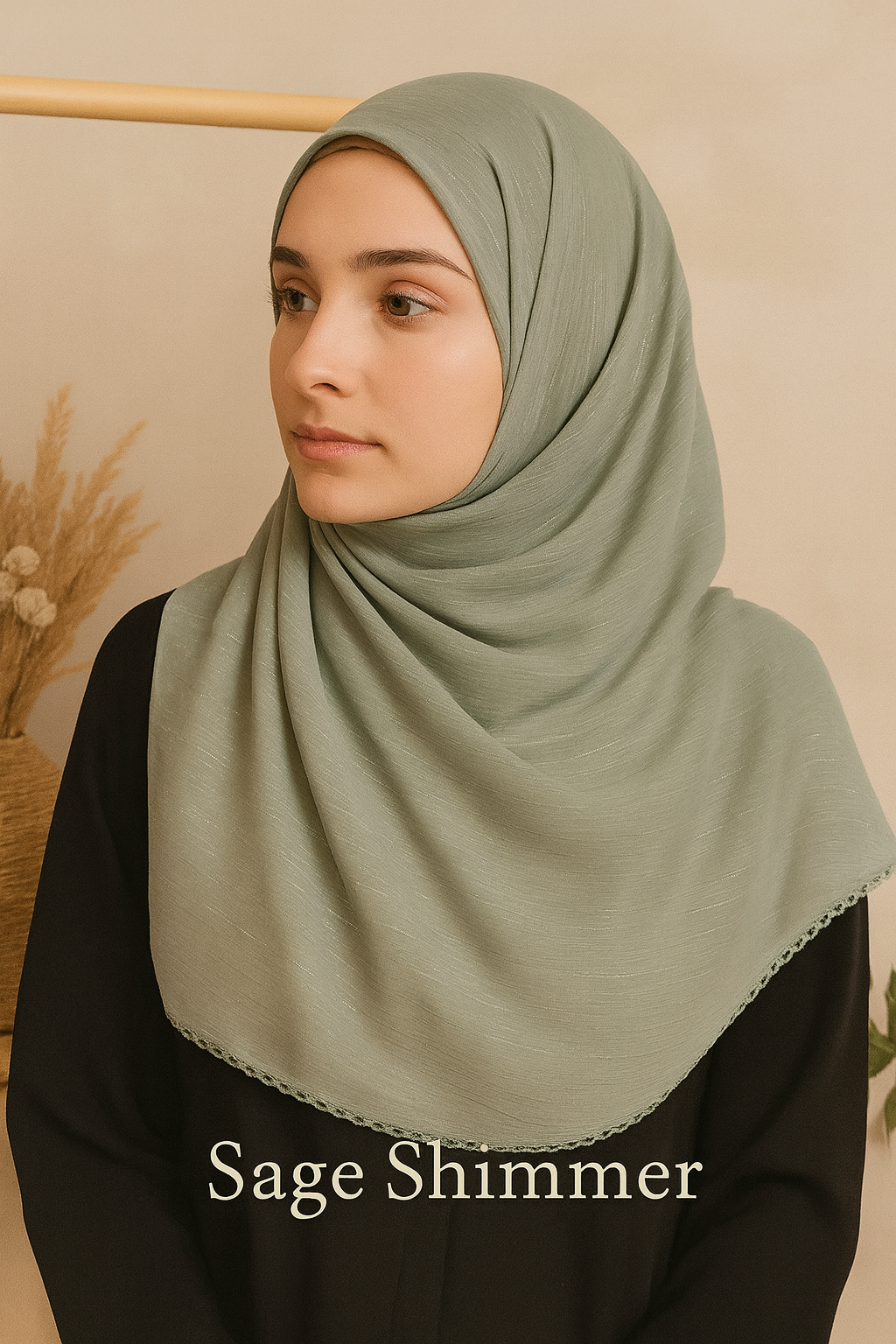 BMS-4861M Elegant Georgette Scarf – Lightweight & Graceful