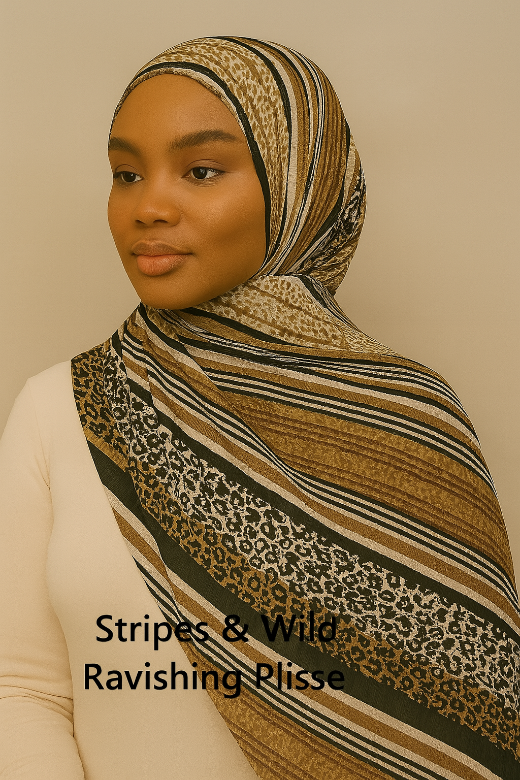 EXOTIC PATTERN- Stretchable Lycra Scarf – Soft, Stylish & Comfortable