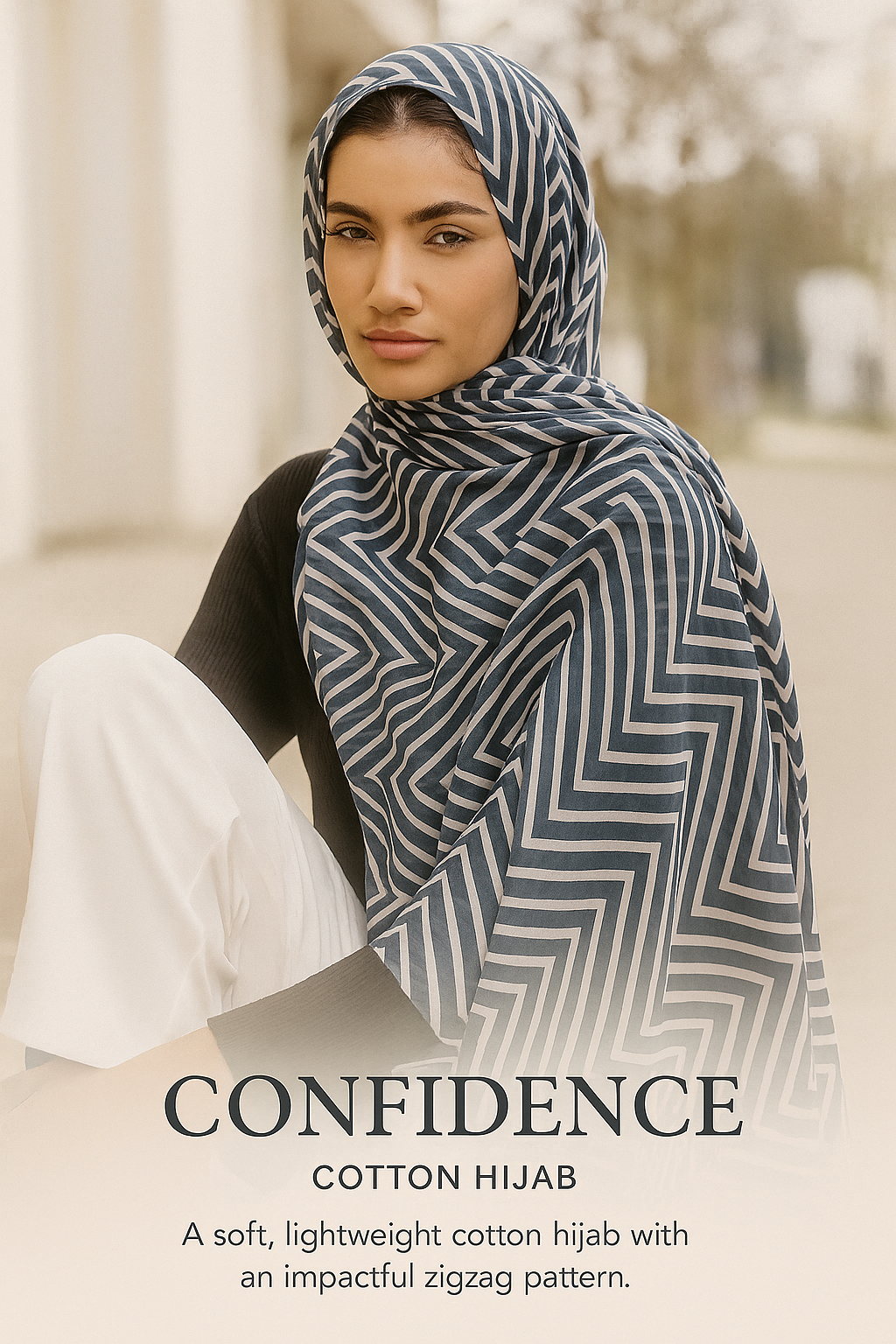 MATTE HIJAB- Cotton Blend Scarf