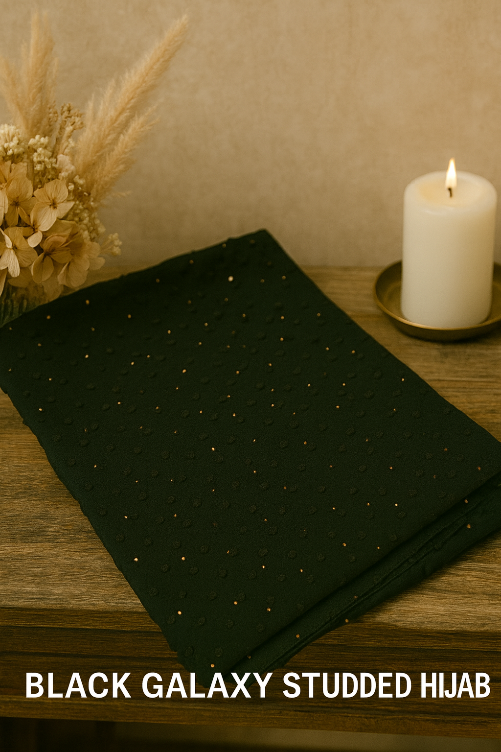 Swiss Dots Hijab Georgette Scarf – Lightweight & Graceful