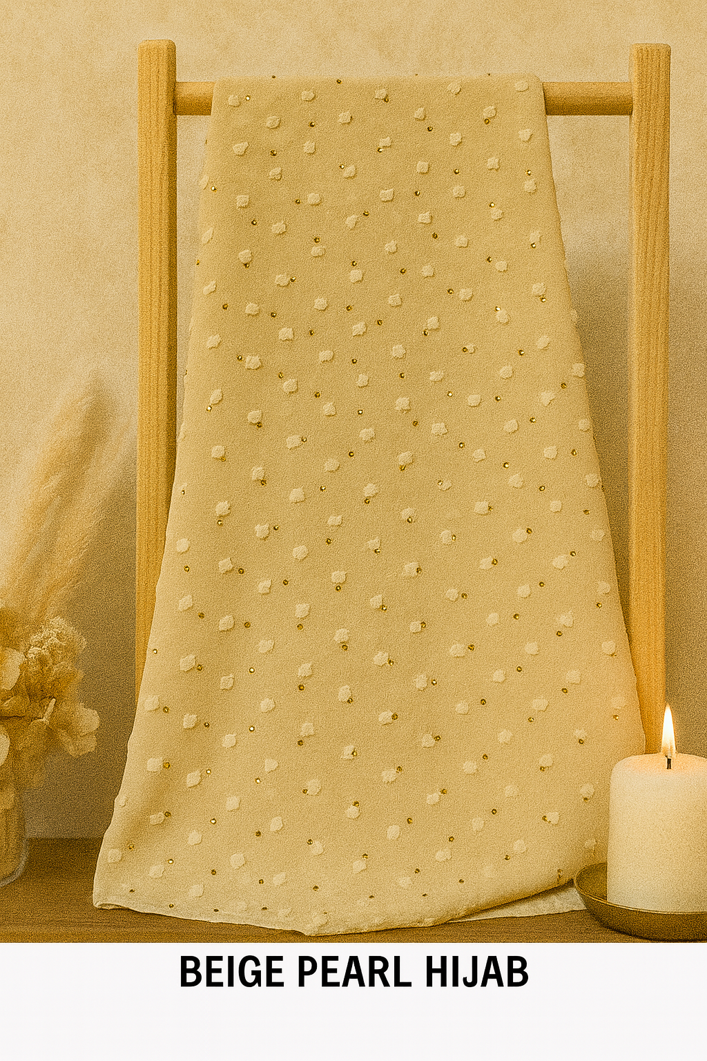 Swiss Dots Hijab Georgette Scarf – Lightweight & Graceful