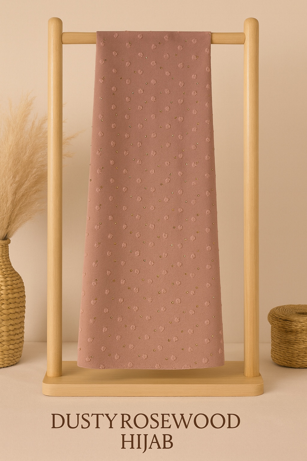 Swiss Dots Hijab Georgette Scarf – Lightweight & Graceful