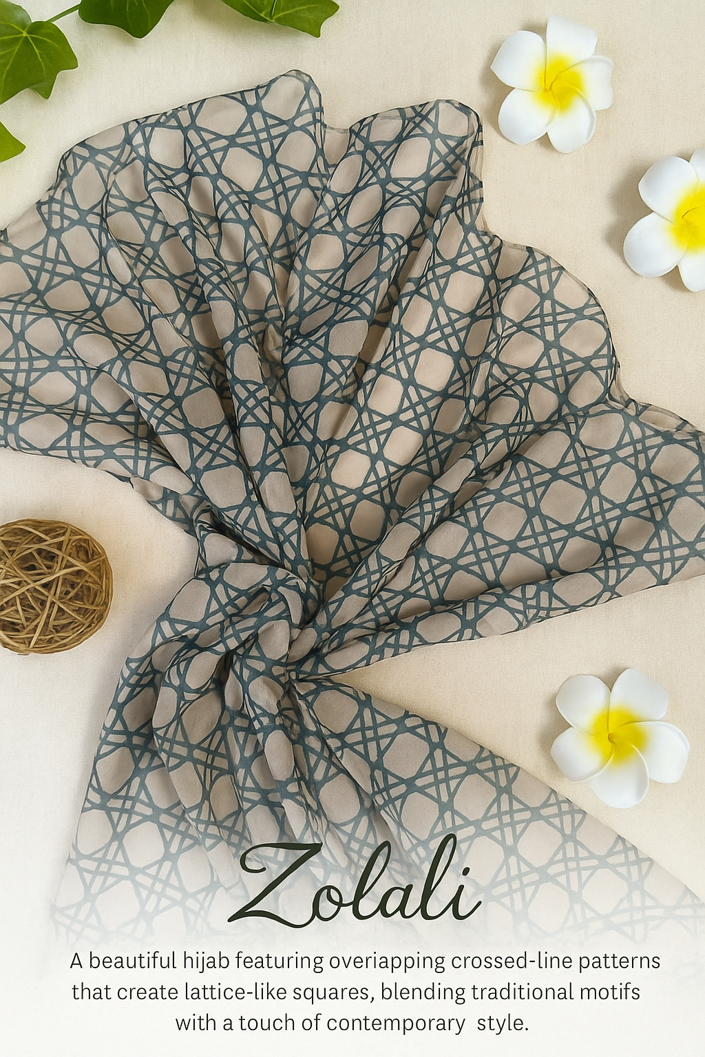 MATTE HIJAB- Cotton Blend Scarf