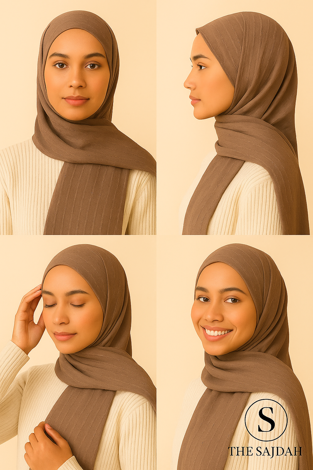 The Sajdah Silken Stripes Collection - Where Elegance Flows in Every Fold