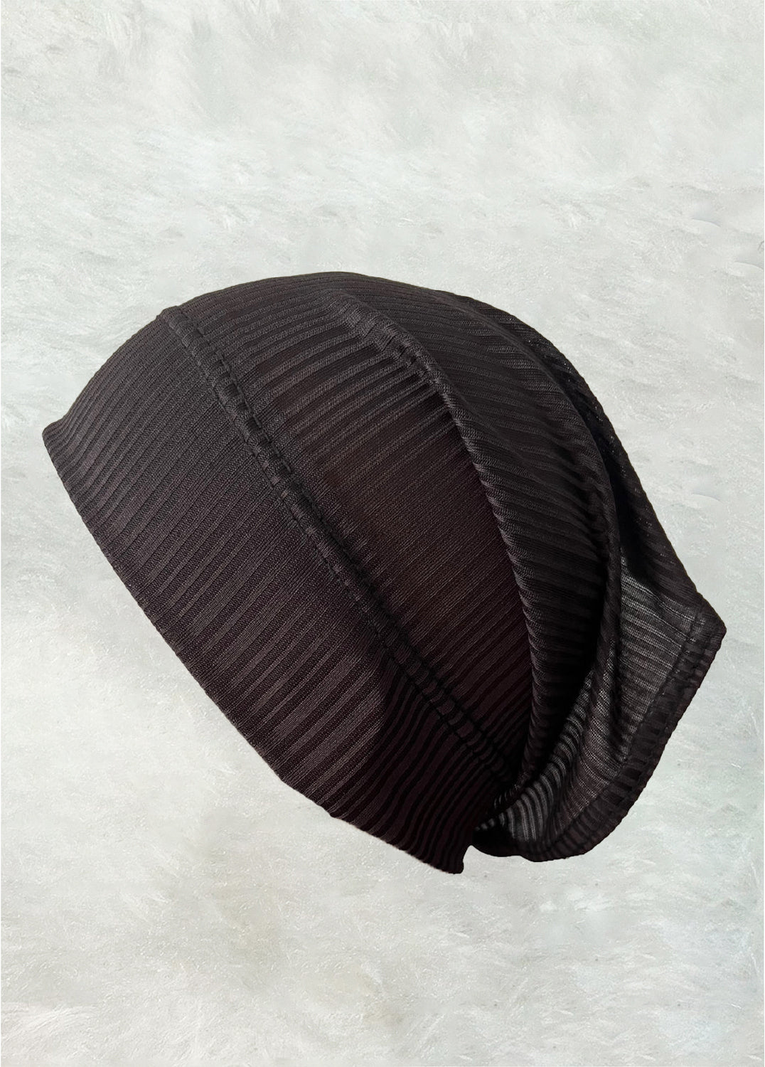 K-003 Ribbed Jersey Hijab Cap – Effortless Style & Comfort