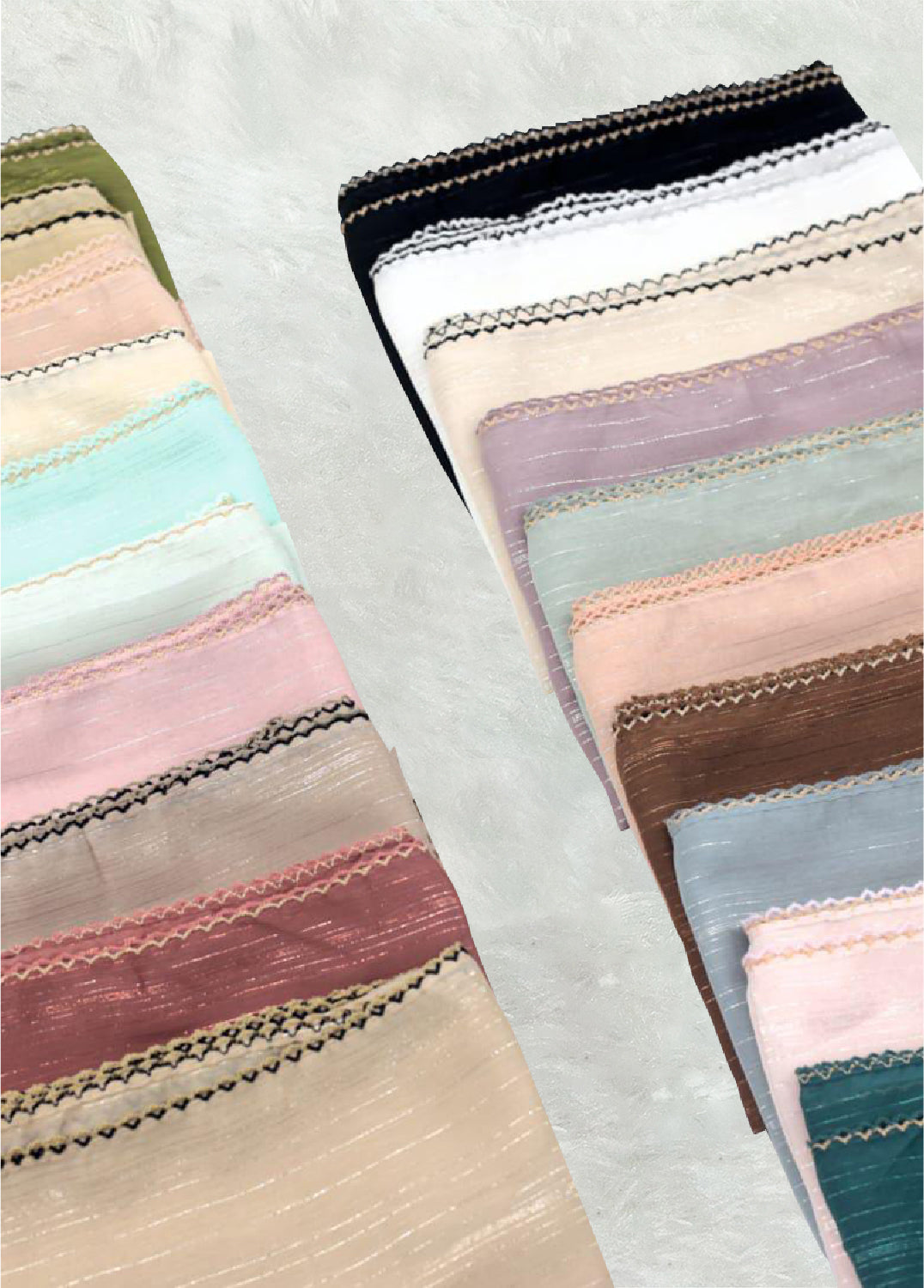 BMS-4861M Elegant Georgette Scarf – Lightweight & Graceful