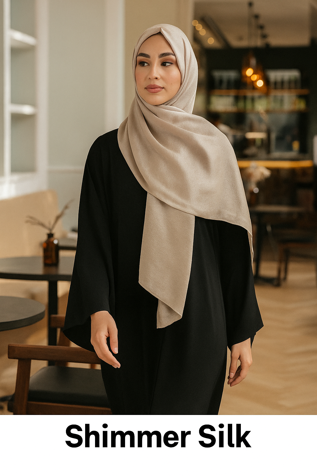 THE LUSTRE  ELEGANCE - Satin Scarf