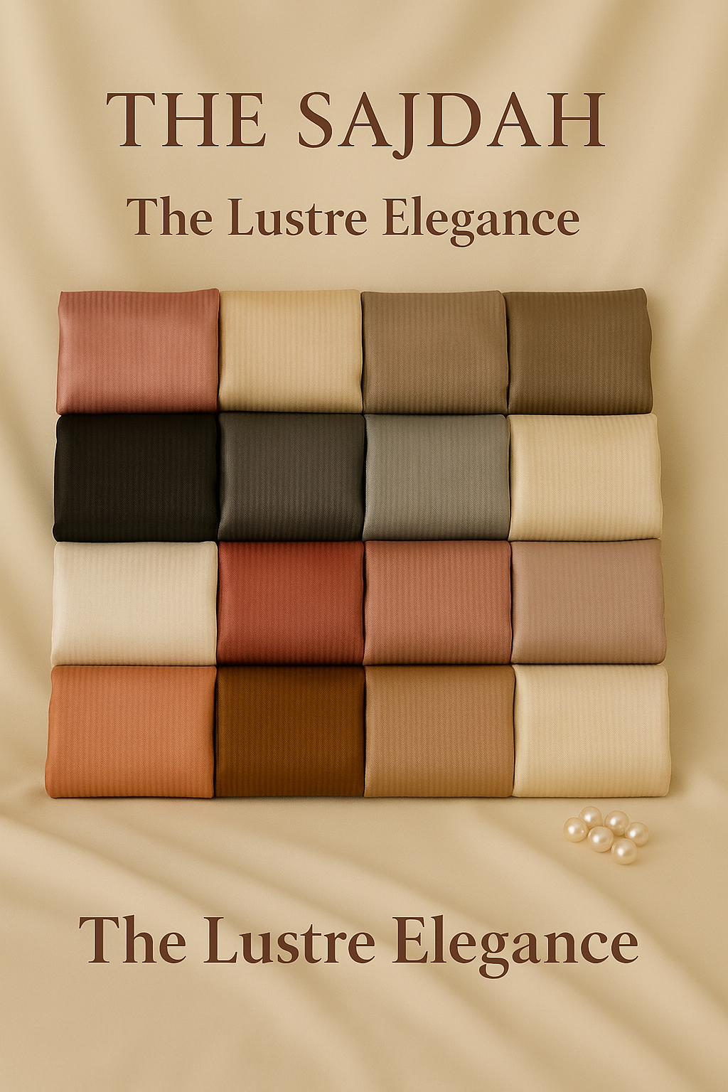 THE LUSTRE  ELEGANCE - Satin Scarf
