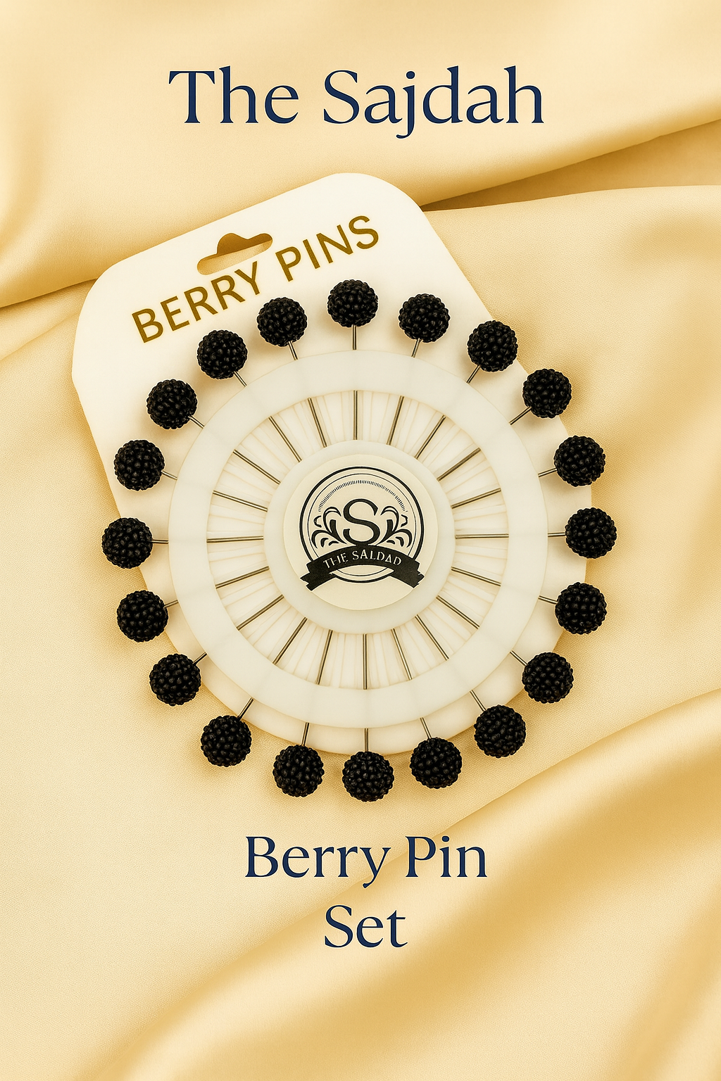 Berry pin-Hijab Pins Set