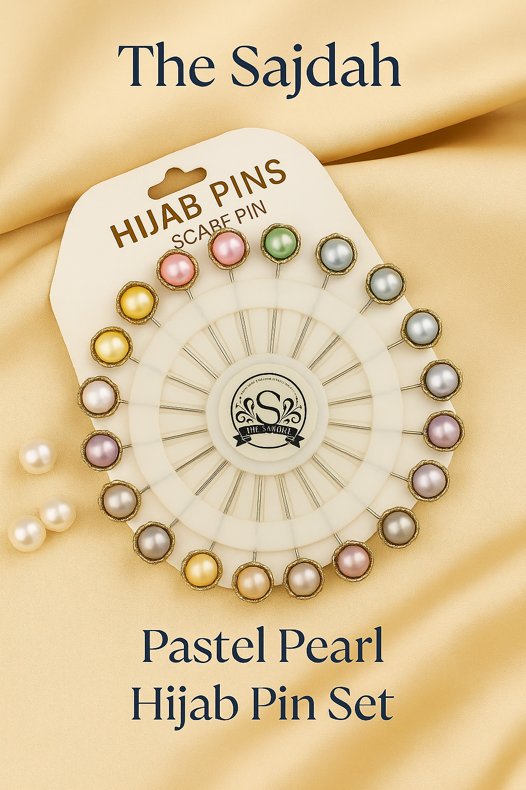 Pastel Pearl-Premium Hijab Pins