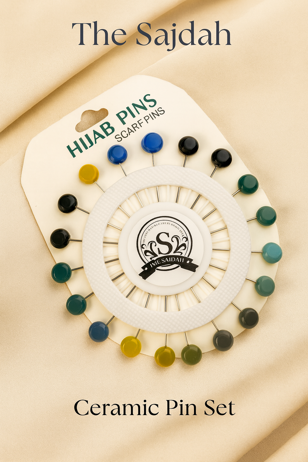 CERAMIC PIN - Premium Hijab Pins Set