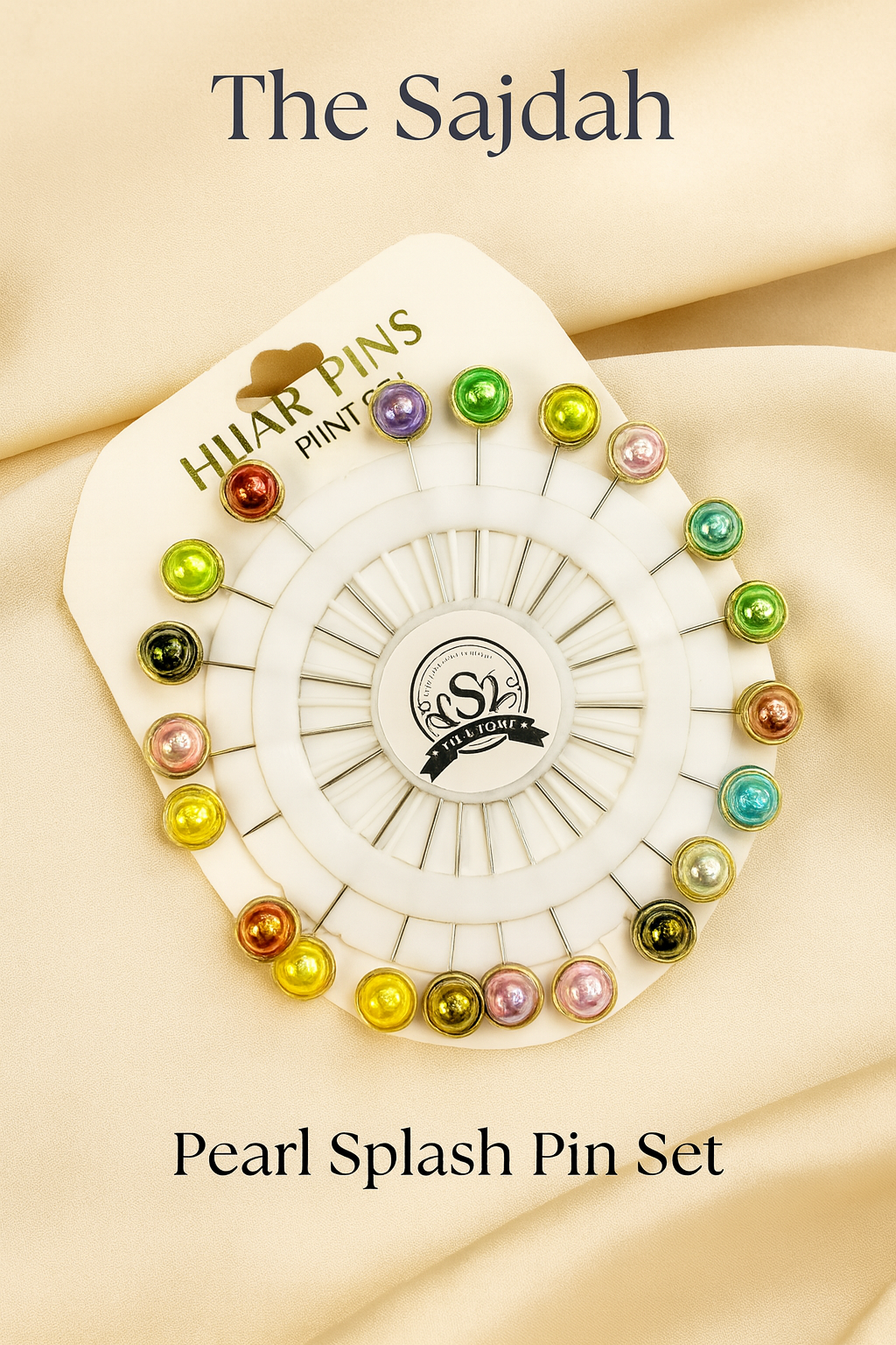 Pearl Splash -Hijab Pins Set